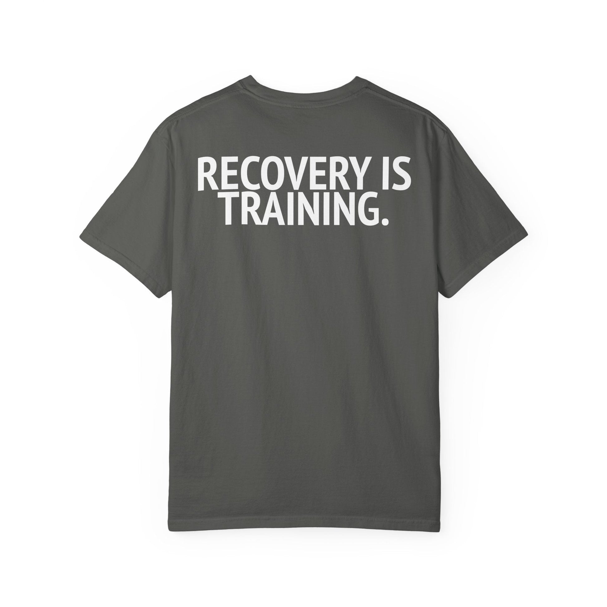 REP DEBT Recovery Is Training Tee - Pepper detail