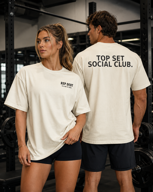 REP DEBT Top Set Social Club Tee