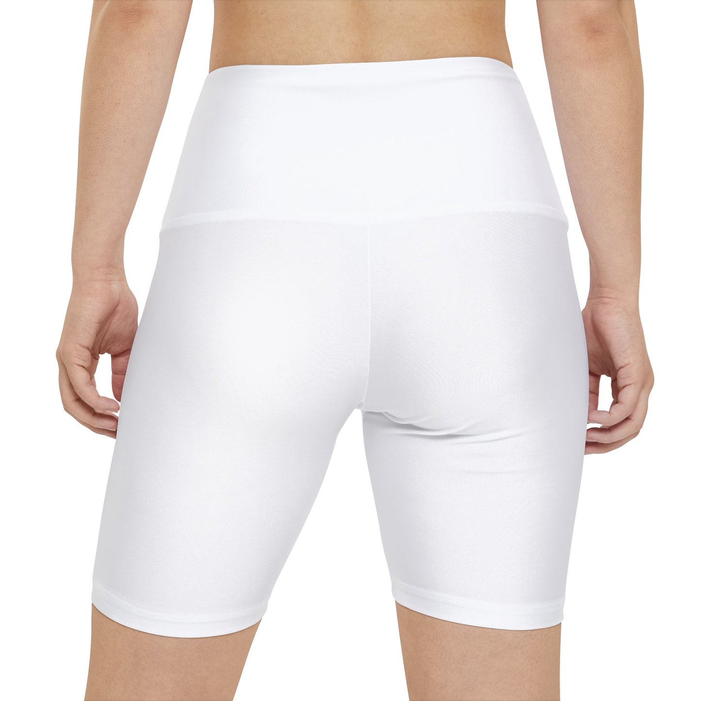 REP DEBT Women's High-Waist Biker Shorts