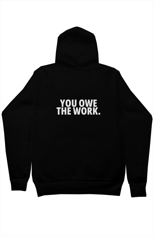 REP DEBT Pullover Hoodie - Black back