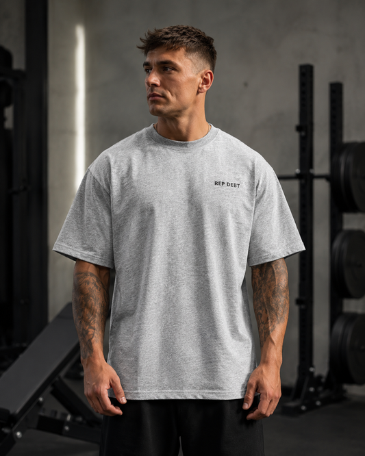 REP DEBT Oversized Tee - lifestyle