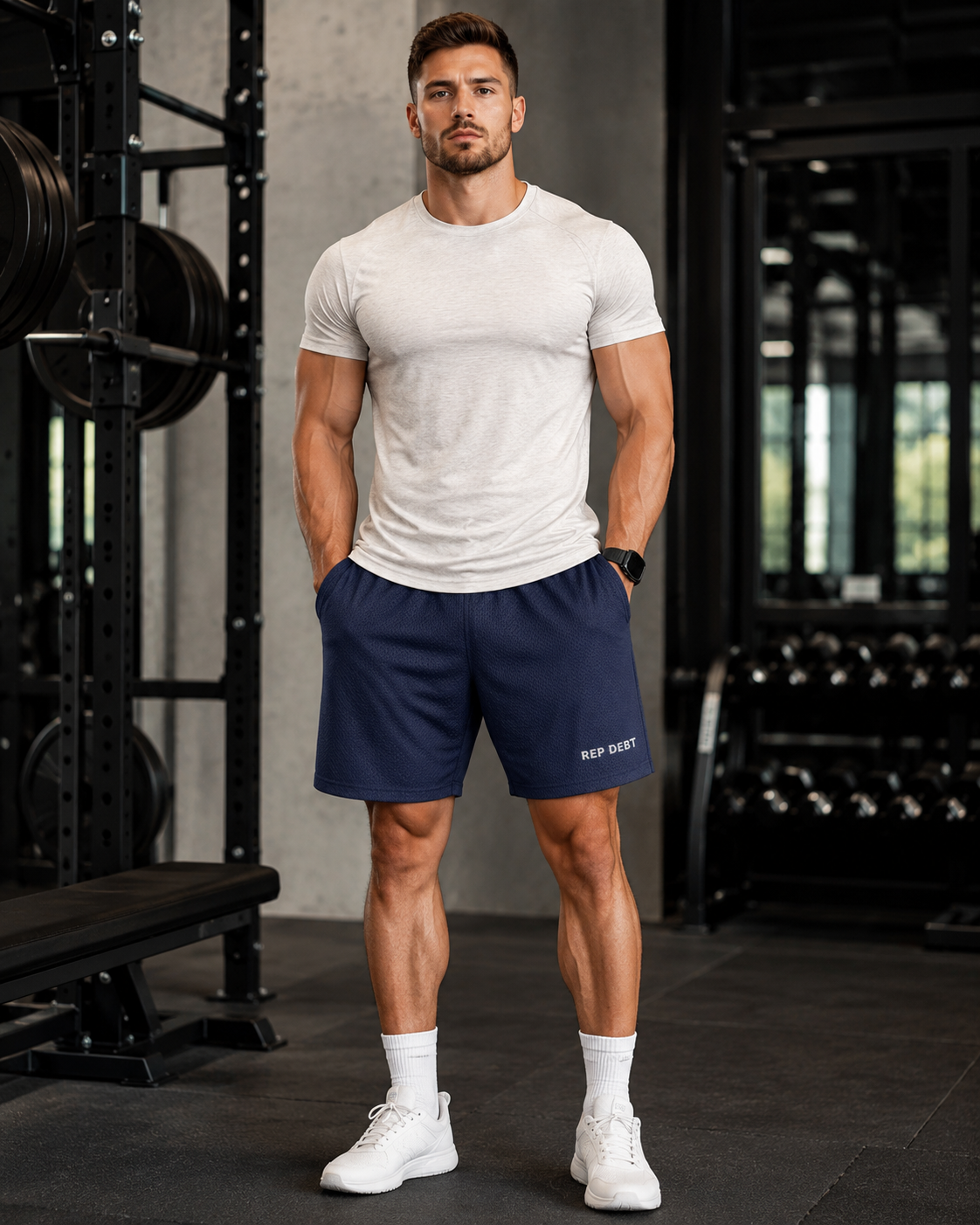 REP DEBT Performance Mesh Shorts